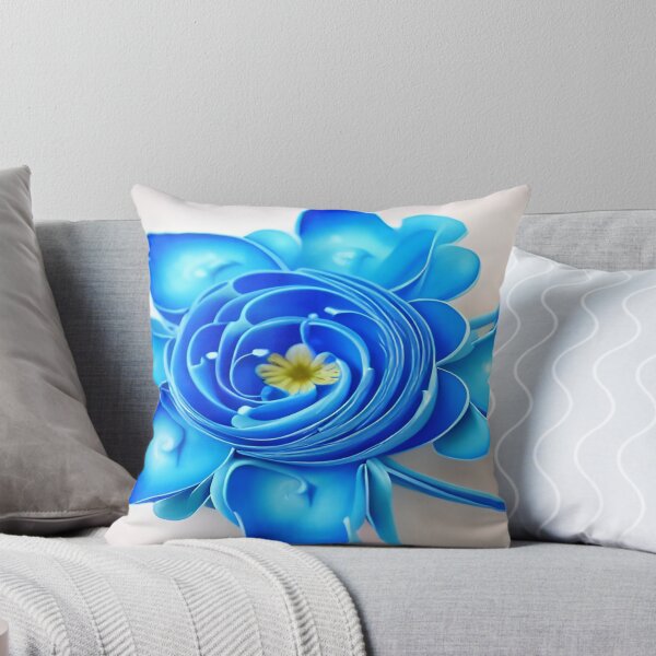 Item preview, Blooming Blossom Single Flower with Large Blue Petals on a Large Backdrop ra designed and sold by deniselynnimage.