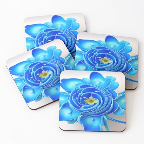 Item preview, Blooming Blossom Single Flower with Large Blue Petals on a Large Backdrop ra designed and sold by deniselynnimage.