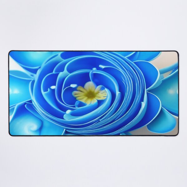 Item preview, Blooming Blossom Single Flower with Large Blue Petals on a Large Backdrop ra designed and sold by deniselynnimage.