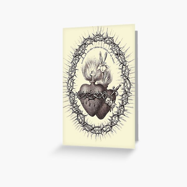 Item preview, sacred Hearts of Mary and Jesus designed and sold by neteor.