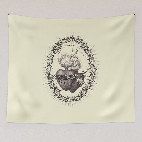 Item preview, sacred Hearts of Mary and Jesus designed and sold by neteor.