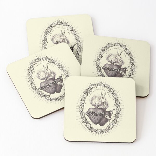 Item preview, sacred Hearts of Mary and Jesus designed and sold by neteor.