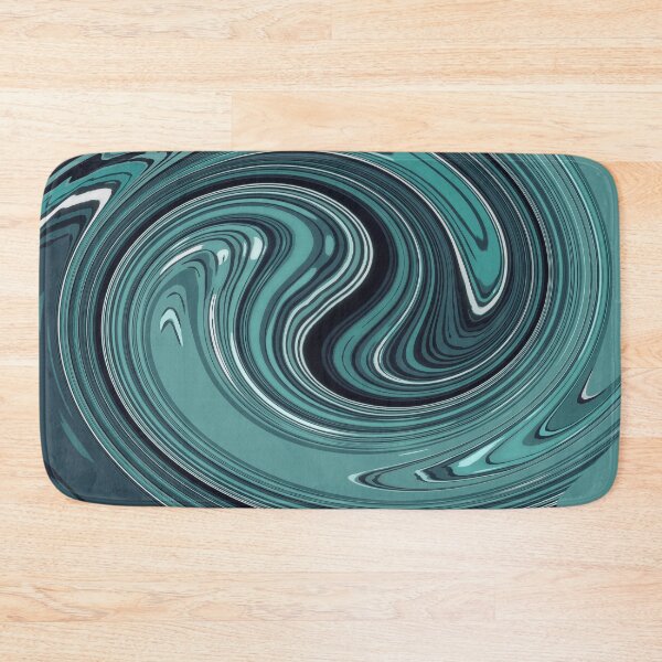 Item preview, Seagreen, blue, fluid art is beautiful and relaxing painting for home decor, bedroom, living room, lounge, curtains designed and sold by Collagedream.