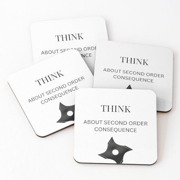Item preview, Think about second order consequence  designed and sold by Aryan Soni.