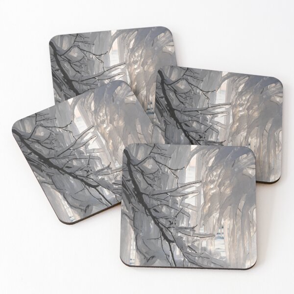 Item preview, Intricate Ice Curtains in Soft Pastels designed and sold by Georgia Mizuleva.