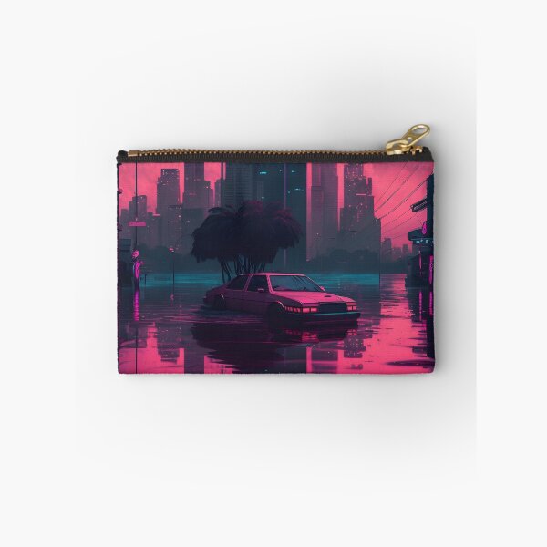 Item preview, Flooded City - Retrowave designed and sold by AgitProPrints.