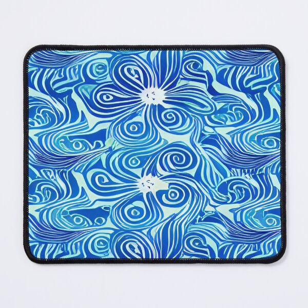 Item preview, Twisting Swirls of Petals in a Full Floral Display with Whispy Leaves and a Light Blue Sky      ra designed and sold by deniselynnimage.