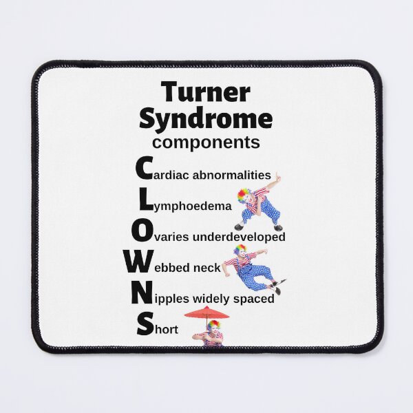 Item preview, Turner Syndrome Components Mnemonic: CLOWNS designed and sold by Caregiverology.