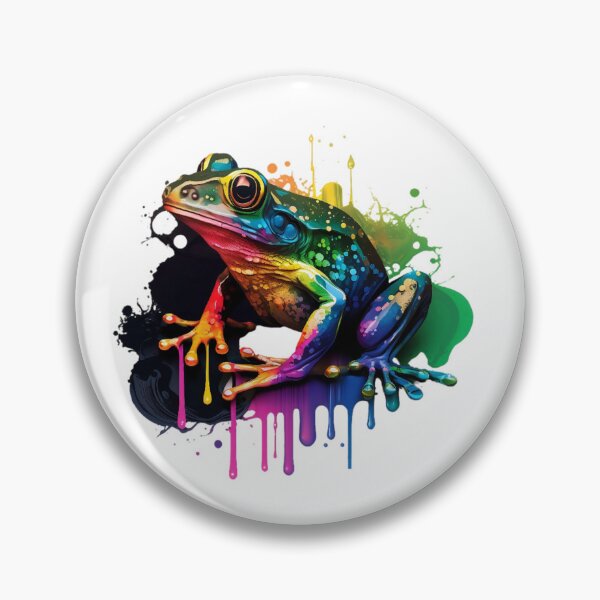 Item preview, Cottagecore Colorful Aesthetic Vintage Frog Design designed and sold by EnzoZs.