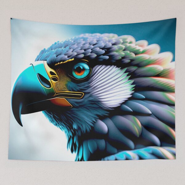 Item preview, Colorful eagle illustration. designed and sold by LoboJC.