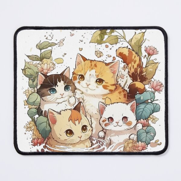 Item preview, The Graceful Cat and the Fragile Flowers designed and sold by KaylynBrown121.