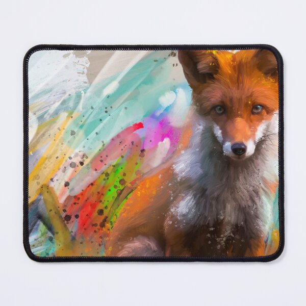 Item preview, Fredddy The Fox Street Art Painting designed and sold by Exclusively Motorsport.