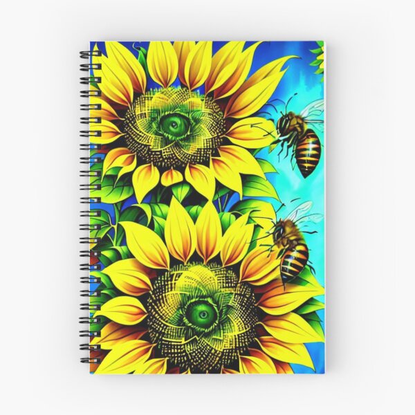 Item preview, Bee On A Sunflower designed and sold by letsgetinspired.