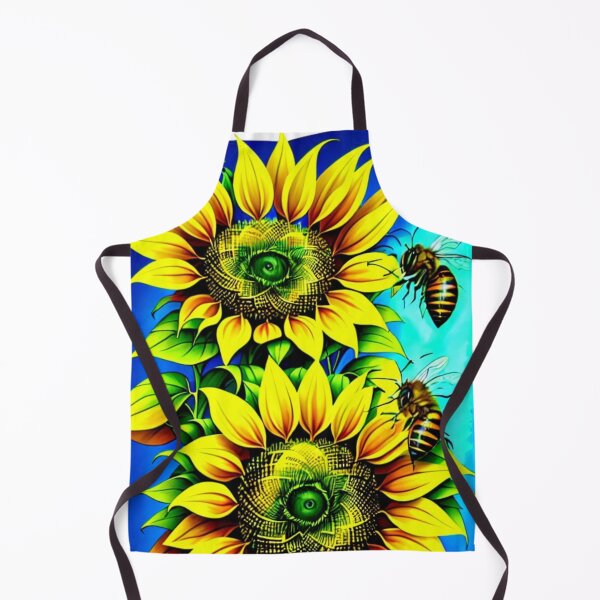 Item preview, Bee On A Sunflower designed and sold by letsgetinspired.