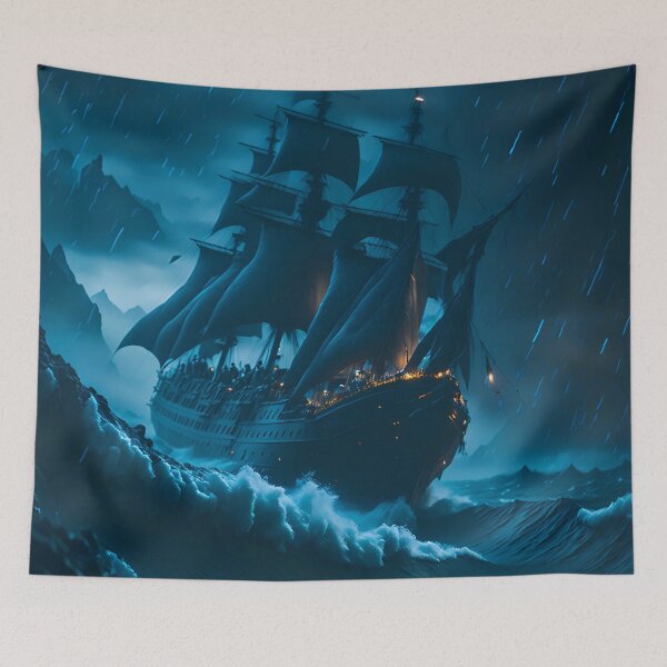 Item preview, Adventurers sail their ship  designed and sold by magikman65.