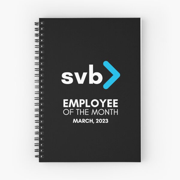 Item preview, Employee of the Month - SVB - Silicon Valley Bank 2023 Bankruptcy Bank Run Meme designed and sold by MillennialMemer.