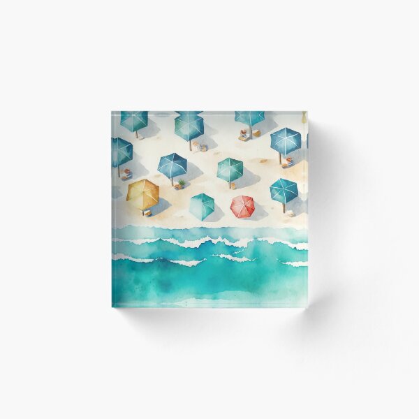 Artikelvorschau, Sommerstrand-Aquarell Nr. 2 entworfen und verkauft von NatureSight.