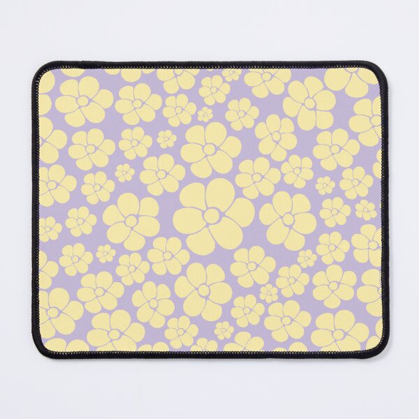 Item preview, Flower Pattern - Pastel Yellow and Purple designed and sold by LAEC-Shop.