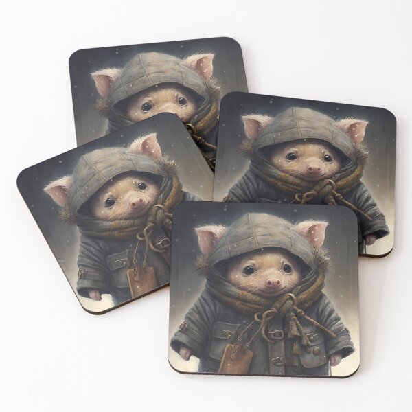 Item preview, Cozy Piglet designed and sold by dotperinchart.