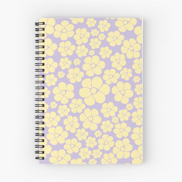 Item preview, Flower Pattern - Pastel Yellow and Purple designed and sold by LAEC-Shop.