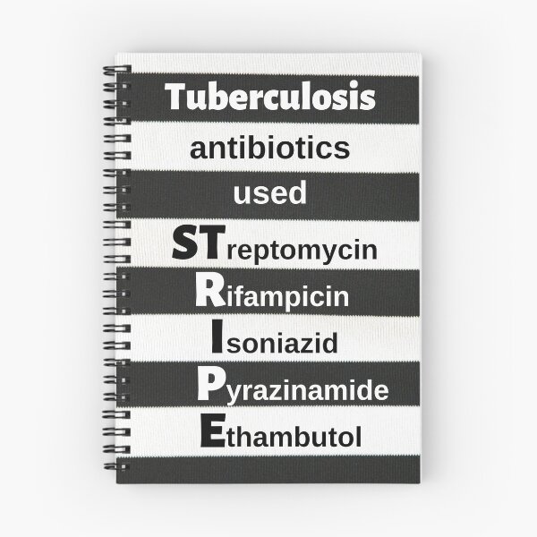 Item preview, Tuberculosis Antibiotics Used Mnemonic: STRIPE designed and sold by Caregiverology.