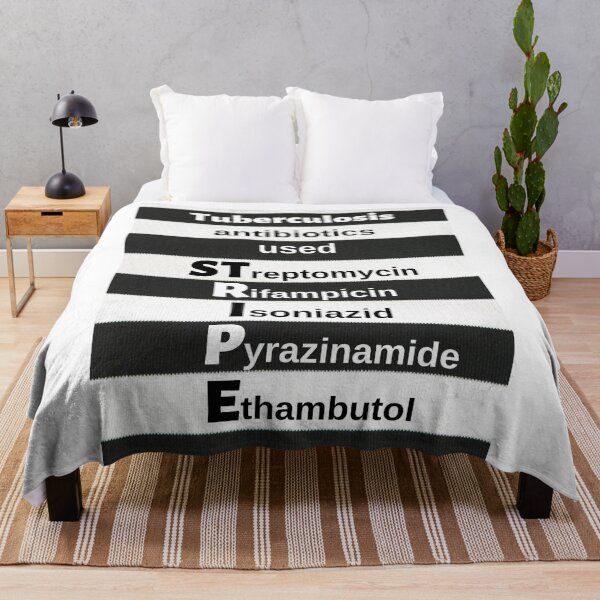 Item preview, Tuberculosis Antibiotics Used Mnemonic: STRIPE designed and sold by Caregiverology.