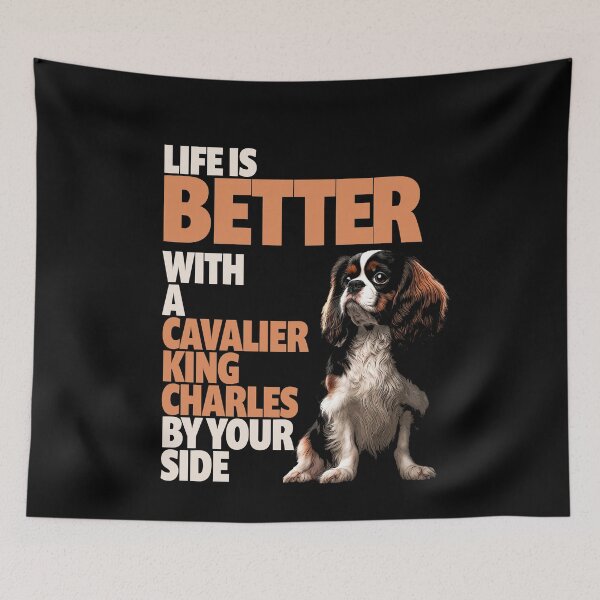 Item preview, Cavalier King Charles - Life is better with a Cavalier King Charles designed and sold by AntibodyDP7.