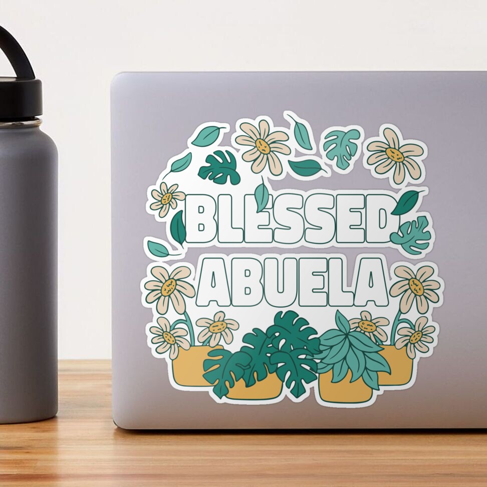 Floral Regalo Para Abuela Blessed Abuelita Spanish' Sticker