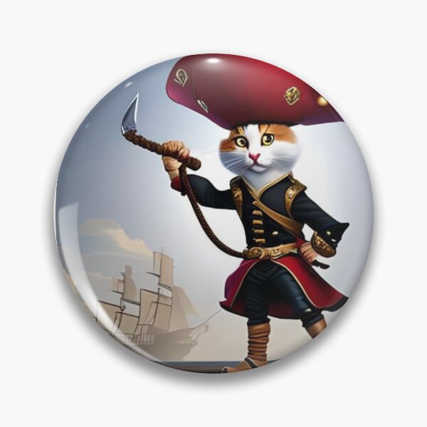 Item preview, un chat pirate designed and sold by Digitalartsimo.
