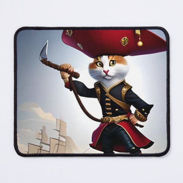 Item preview, un chat pirate designed and sold by Digitalartsimo.
