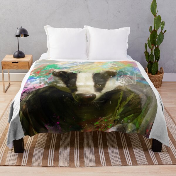 Artikelvorschau, BarneyThe Badger Street Art Malerei entworfen und verkauft von Exclusively Motorsport.