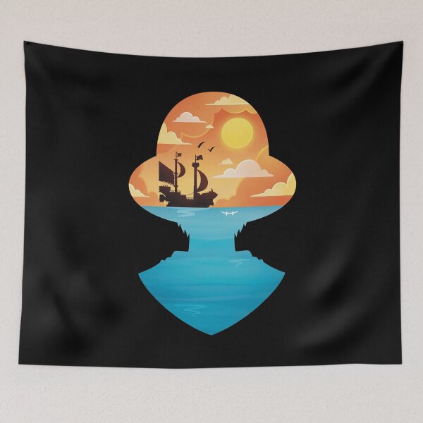 Item preview, Monkey D Luffy Sail with Us designed and sold by HeySpiritAnimal.