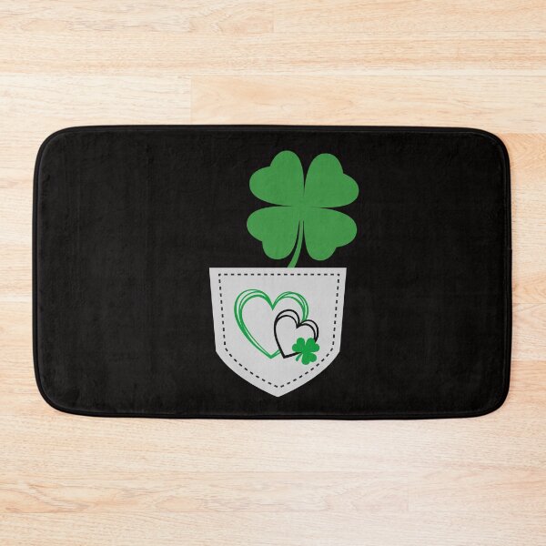 Item preview, Heart St Patricks Day Shamrock Irish Pocket Shamrock designed and sold by Cheeeeky.