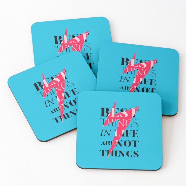 Item preview, Best things, life quotes, anti materialism, consumerism sentence, spiritualiy, think positive designed and sold by Spallutos.