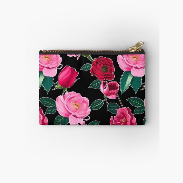 Item preview, Pink roses and Peonies floral pattern vintage illustration designed and sold by Kashear.