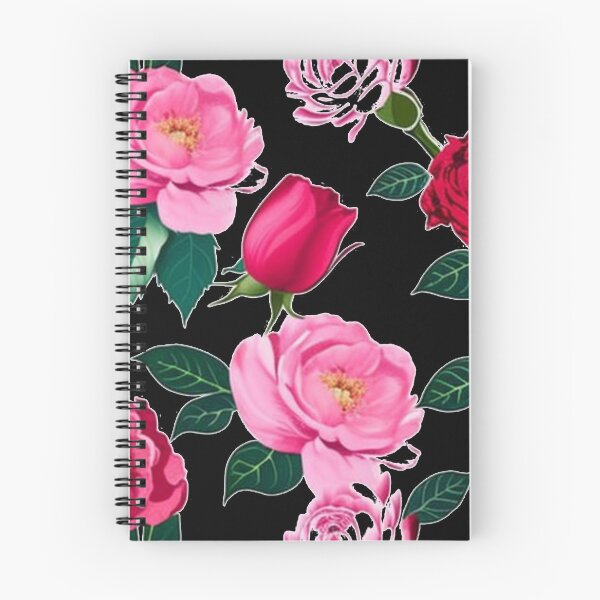 Item preview, Pink roses and Peonies floral pattern vintage illustration designed and sold by Kashear.