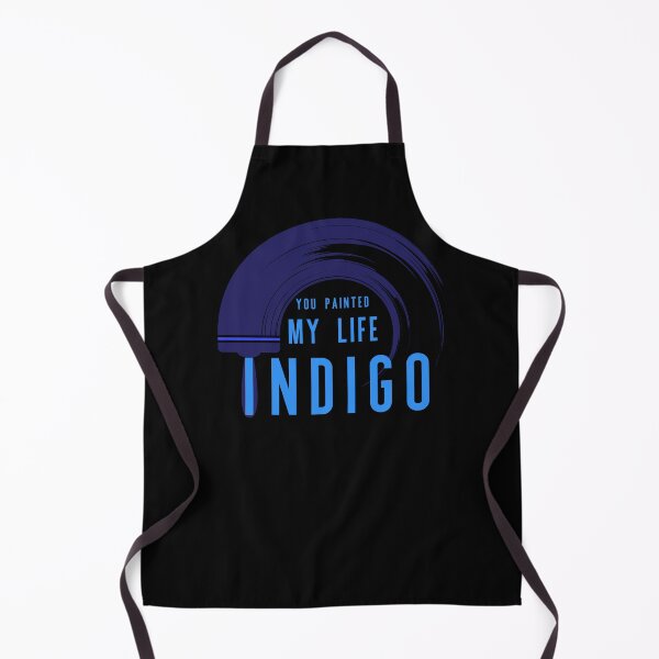 Item preview, YOU PAINTED MY LIFE INDIGO designed and sold by baldbird.