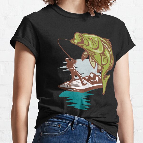 Fish And Boat T-Shirts for Sale