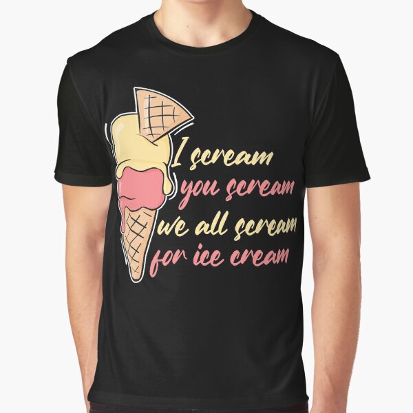 I Scream You Scream , We All Scream For Ice Cream iPad Case