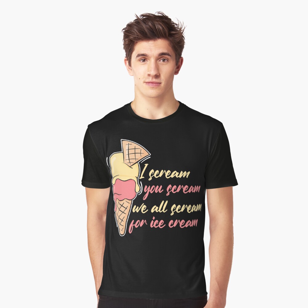 I Scream You Scream , We All Scream For Ice Cream iPad Case