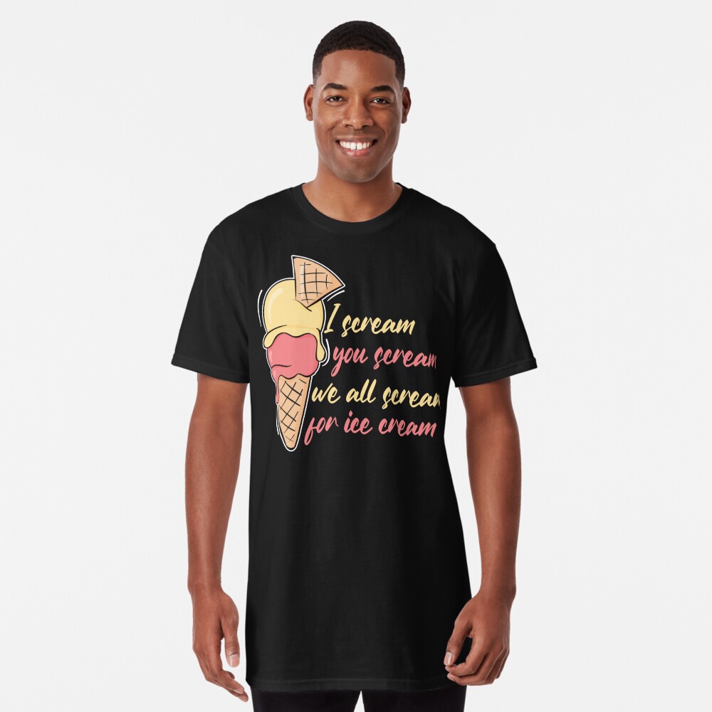 I Scream You Scream , We All Scream For Ice Cream iPad Case