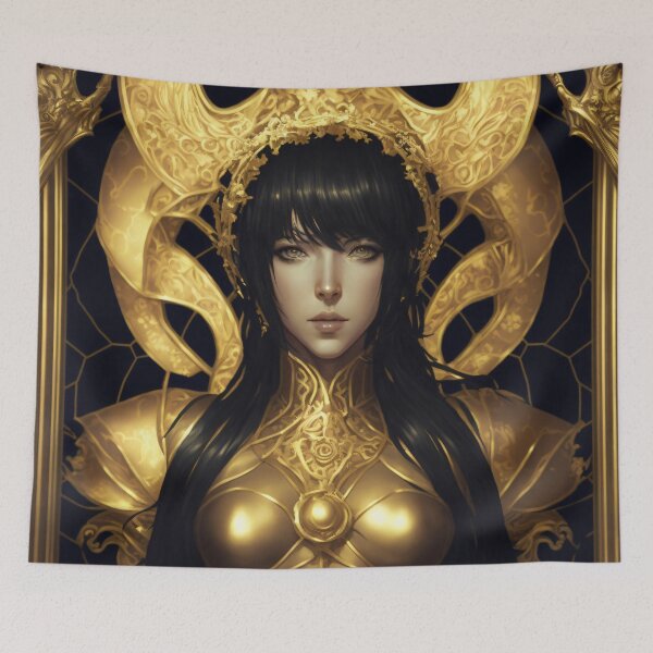 Item preview, Golden Maiden designed and sold by AI-Art-Prof.