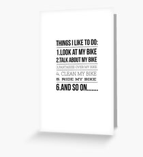 Bike Greeting Card