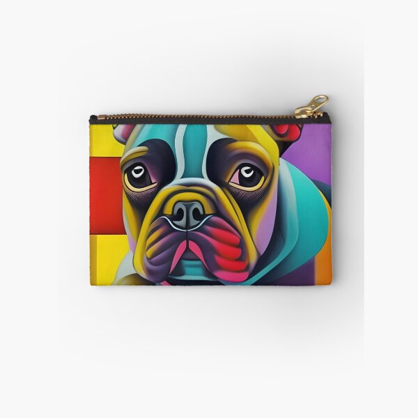 Item preview, Colourful Pug Art. Abstract Pug Art. Colourful Pug. Rainbow Pug Art. designed and sold by Doggymadness.