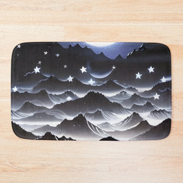 Item preview, Moonlit Waves, ink drawing, Ai Generated Art  designed and sold by ACC .