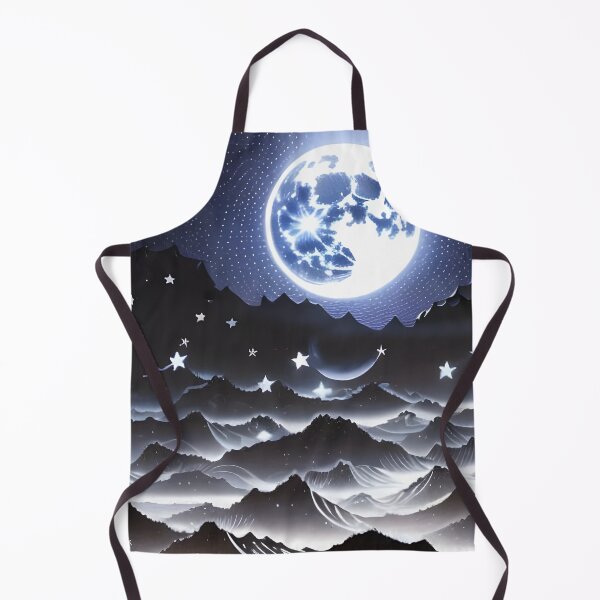 Item preview, Moonlit Waves, ink drawing, Ai Generated Art  designed and sold by ACC .