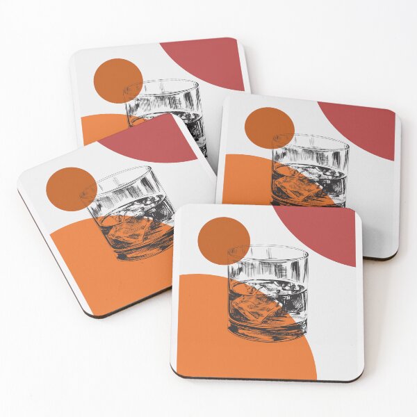 Item preview, Negroni Cocktail Design in Bauhaus Style designed and sold by Febraio.