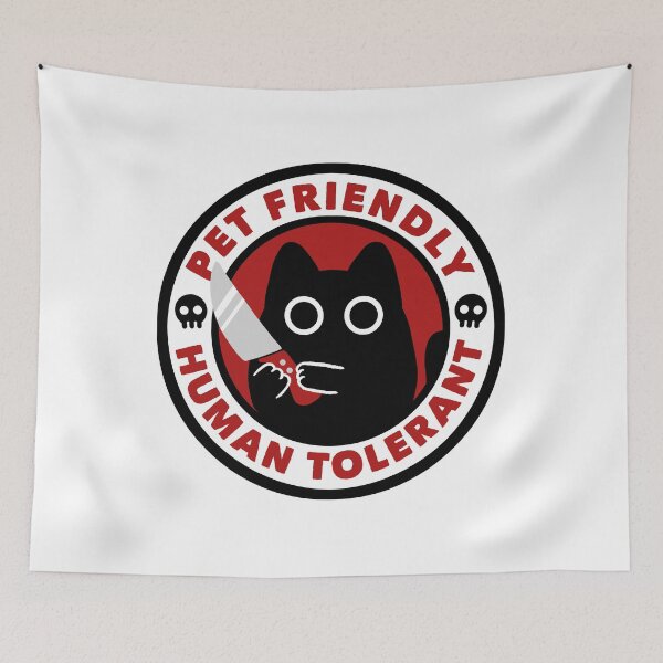 Item preview, Pet Friendly Human Tolerant White by Tobe Fonseca designed and sold by Tobe Fonseca®.
