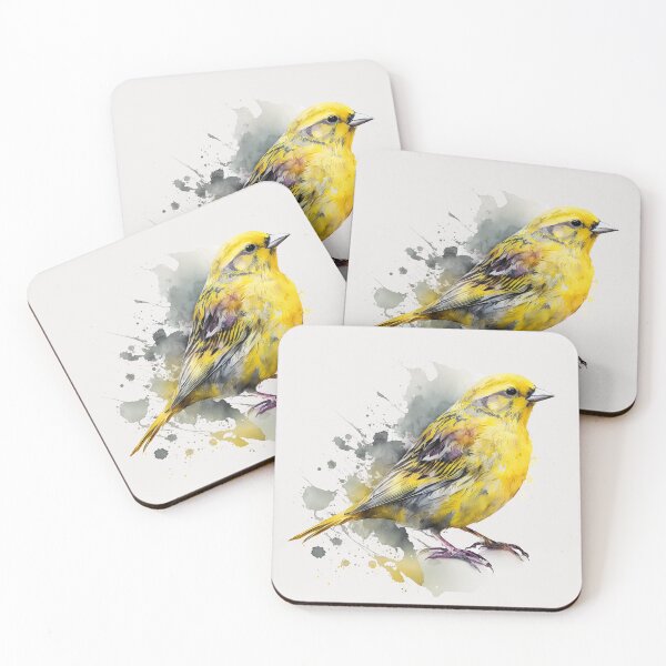 Item preview, Canary Watercolor Clipart - Canary Watercolor designed and sold by Lobory.