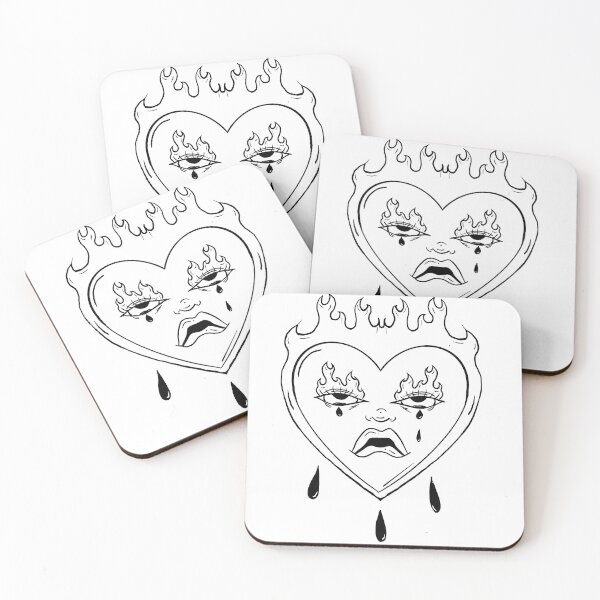 Item preview, heart on fire designed and sold by delphine.ttt.